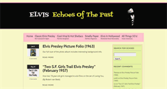 Desktop Screenshot of elvisechoesofthepast.com