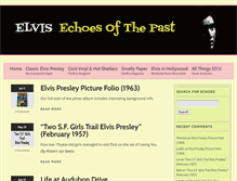 Tablet Screenshot of elvisechoesofthepast.com